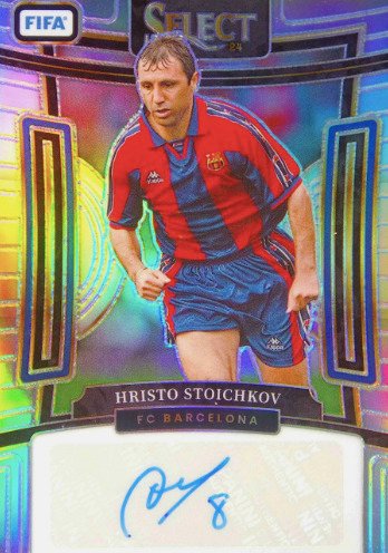 2024 Panini Select FIFA - Hristo Stoitchkov #S-HS Silver Prizm - 1 Card - Næsten så god som ny (NM)