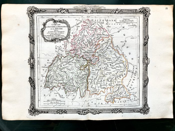 Tyskland - Bavière, Franconie, Palatinat, Souabe, München; Louis-Charles DESNOS - Cercle de Bavière, de Franconie et de Souabe - 1781-1800