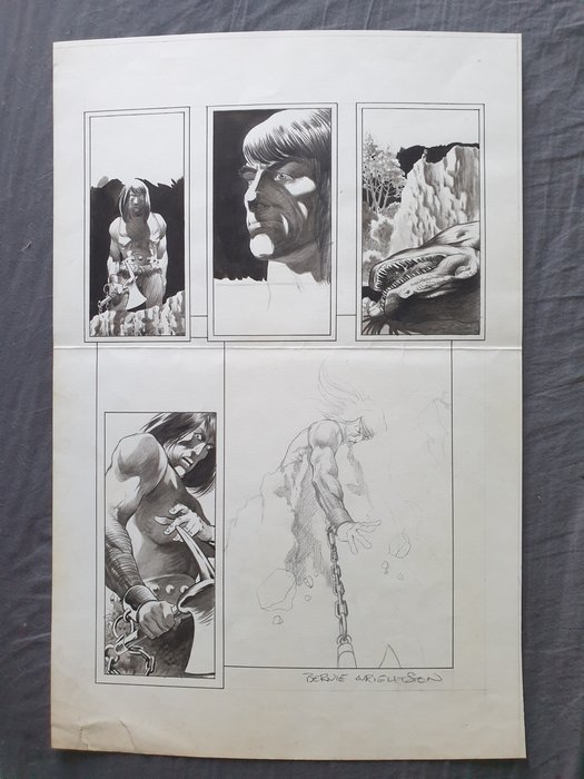 Wrightson Bernie - 1 Original preliminary page - Badtime Stories - 1971