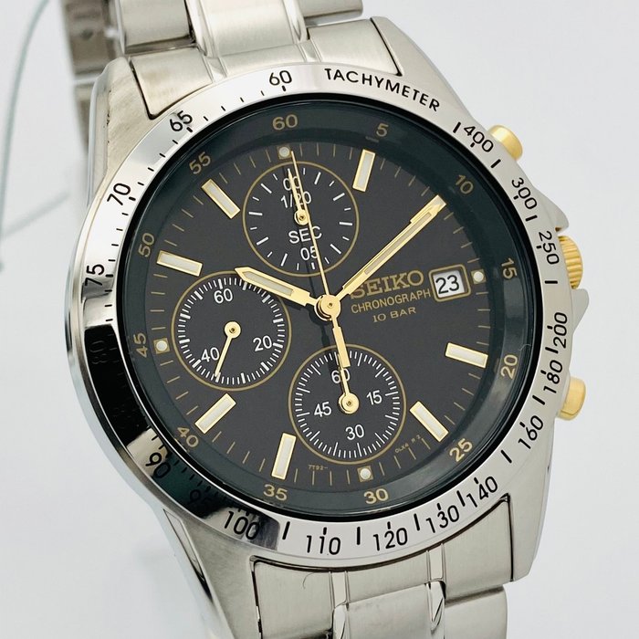 Seiko - Seiko Chronograph Black Dial - Ingen mindstepris - Mænd - 2011-nu