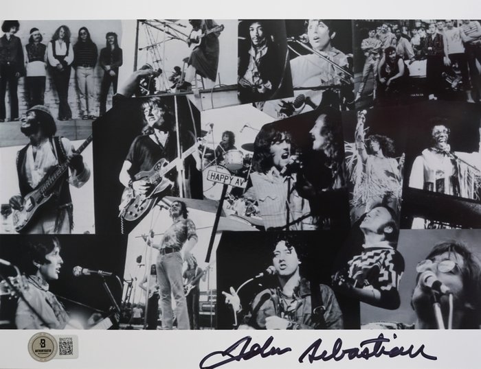 Woodstock (1969), Lovin' Spoonful - John Sebastian - Signed Photo - Beckett COA