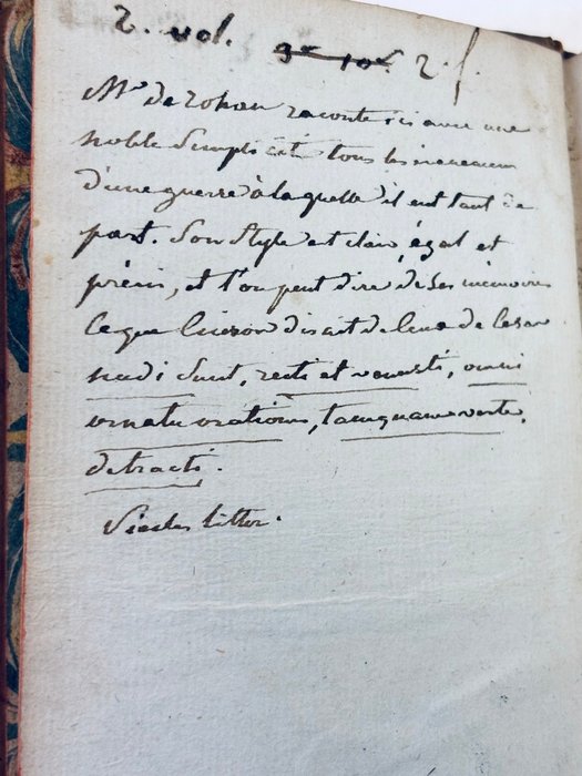 Duc de Rohan - Memoires sur les Choses Advenues depuis la mort de Henri V jusqu'à la paix de 1629. Voyage en Italie - 1638