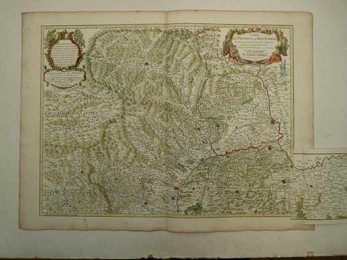 Europa - Italia / Piemonte / Aosta / Torino / Casal; Ph. Buache - Carte du Piemont et du Monferrat - 1781-1800