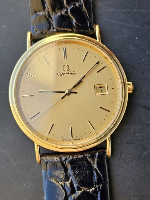 Omega - Quartz 18K Gold - 56619195 - Mænd - 1990-1999