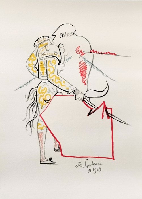 Jean Cocteau (1889-1963) (after) - Tauromaquia.