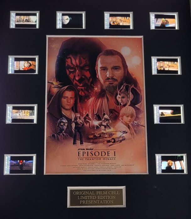 Star Wars Episode I: The Phantom Menace - Framed Film Cell Display