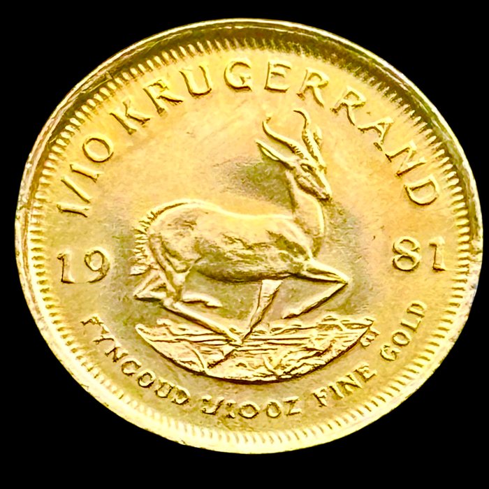 Sydafrika. 1/10 Krugerrand - 1981 - (R786)