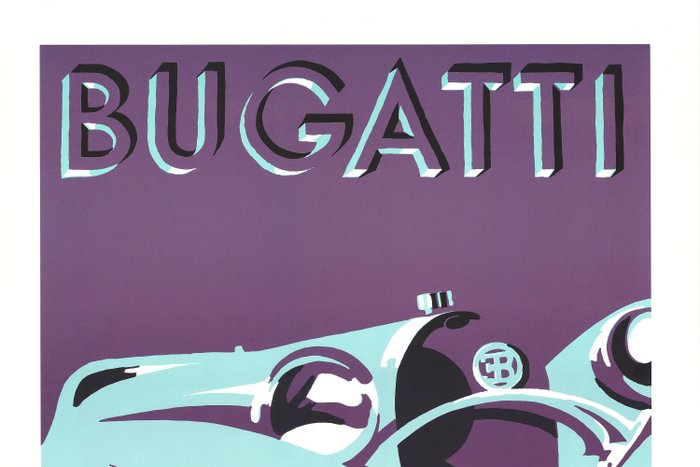 Gerold Hunziker (1894-1980) (d'après) - Bugatti Affiche 1932