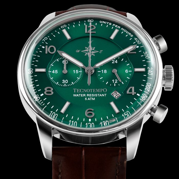 Tecnotempo -  Chronograph - Limited Edition "Wind Rose" - - TT.50.CRRVGR2 (Green) - Mænd - 2011-nu