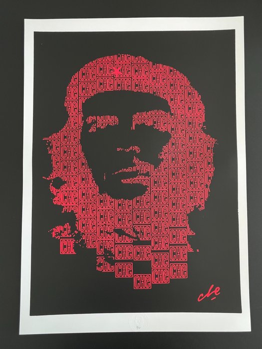 Reinaldo Cabañas (1960). - Che Guevara estilo Banksy. Cuba. Serigrafia realizada manualmente. Edición Limitada de 250 Unidades.