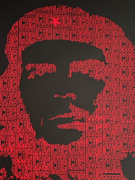 Reinaldo Cabañas (1960). - Che Guevara estilo Banksy. Cuba. Serigrafia realizada manualmente. Edición Limitada de 250 Unidades.