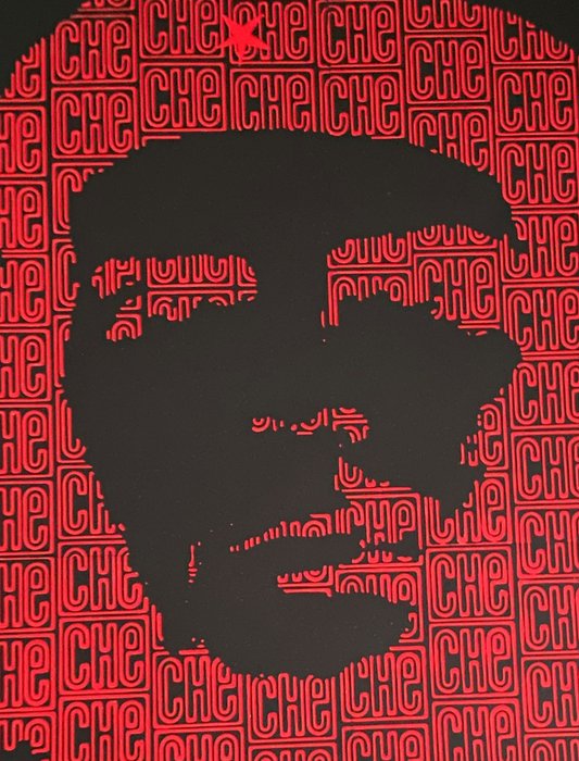 Reinaldo Cabañas (1960). - Che Guevara estilo Banksy. Cuba. Serigrafia realizada manualmente. Edición Limitada de 250 Unidades.