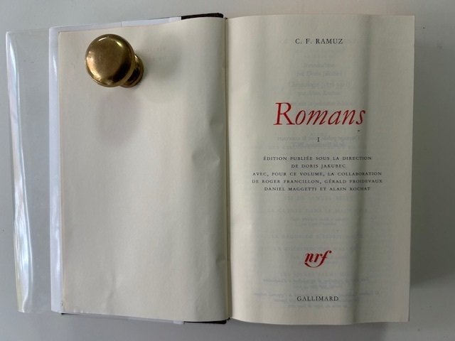 Charles Ferdinand Ramuz  Dennis Diderot - Romans  Contes et Romans - 2004-2005