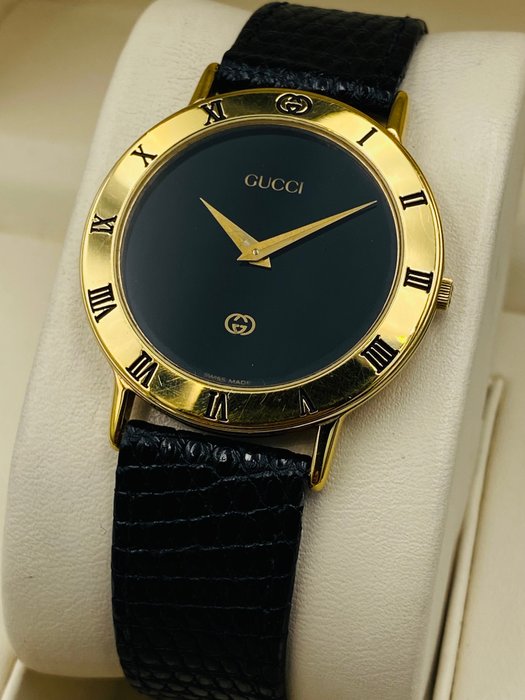 Gucci - 18K Gold Plated Dress Watch - Ingen mindstepris - 3000M - Mænd - 1990-1999