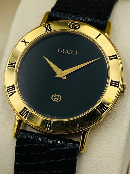 Gucci - 18K Gold Plated Dress Watch - Ingen mindstepris - 3000M - Mænd - 1990-1999