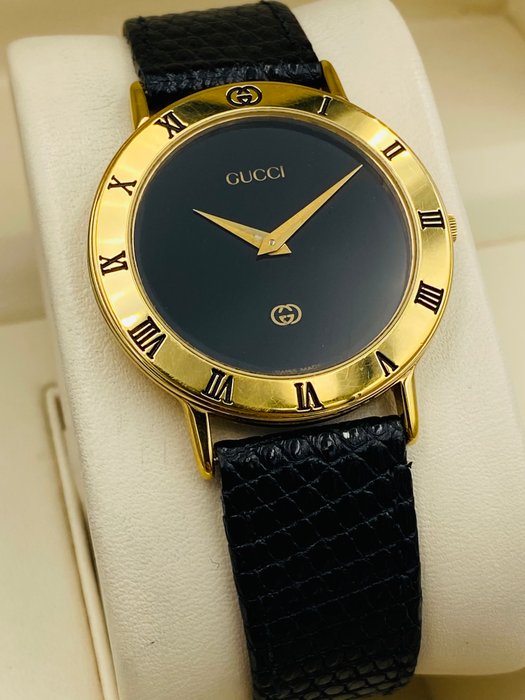 Gucci - 18K Gold Plated Dress Watch - Ingen mindstepris - 3000M - Mænd - 1990-1999