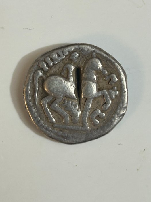 østlige keltere. Tetradrachm , imitating a Tetradrachm of Philip II.  Ca 3rd century BC