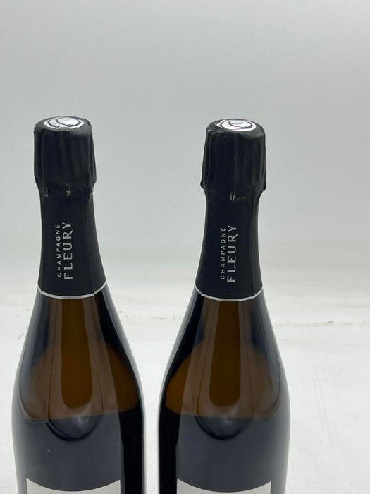 2016 Fleury, Notes Blanches - Champagne Brut Nature - 2 Flasker (0,75 L)