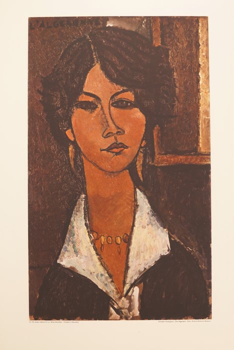 Amedeo Modigliani (1884-1920) (after) - Die Algerierin (1917)