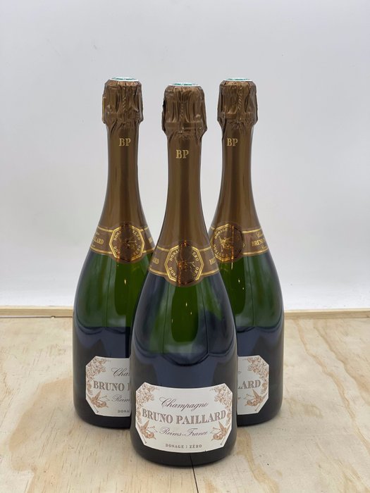 Bruno Paillard, Dosage : Zéro - Champagne Extra Brut - 3 Flasker (0,75 L)