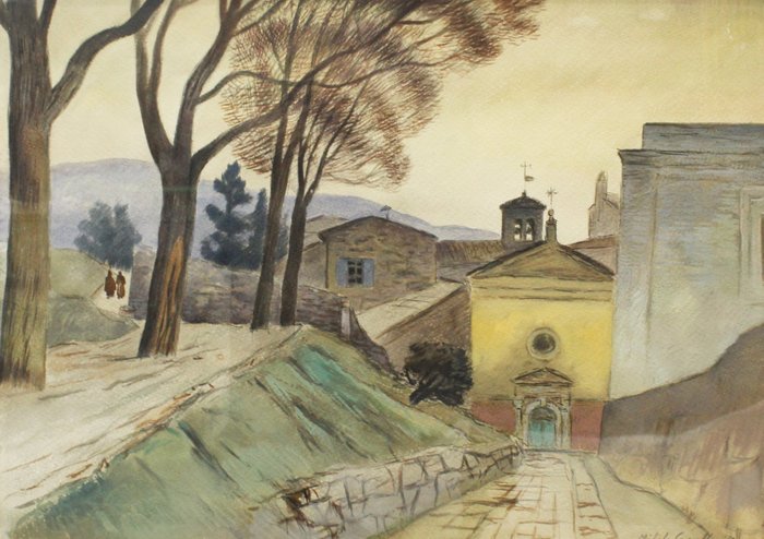 Michele Cascella (1892-1989) - Paesaggio