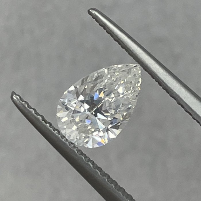 1 pcs Diamant  (Natur)  - 101 ct - Pære - H - SI2 - Gemological Institute of America (GIA) - 2024