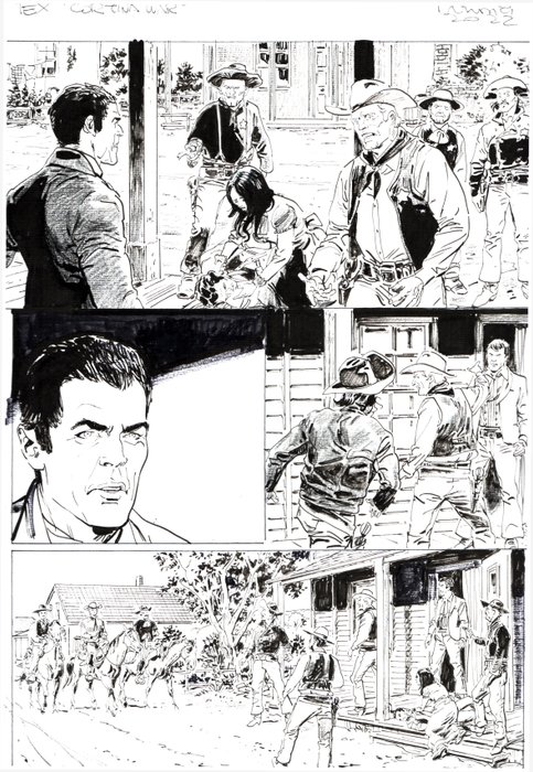 Brindisi, Bruno - 6 Original page - Tex Willer #46 - "La sconfitta delle Aquile" - 2022