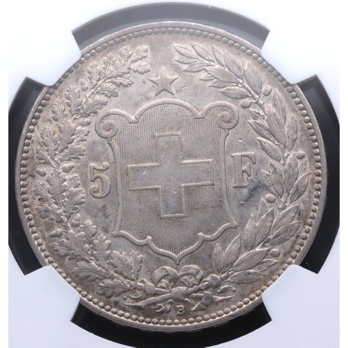 Schweiz. Republic. 5 Francs 1809