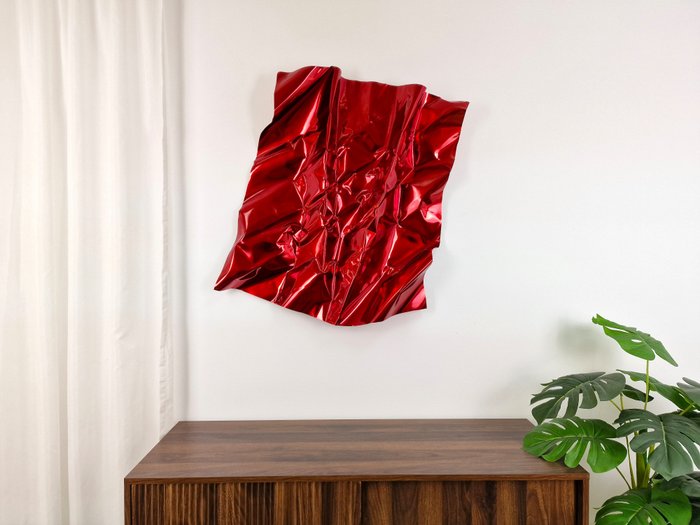 José Soler Art - Steel Silk. Red XL