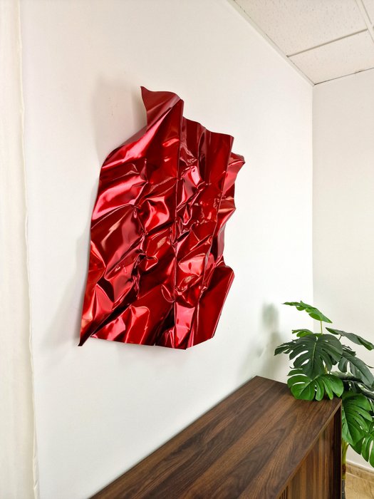 José Soler Art - Steel Silk. Red XL