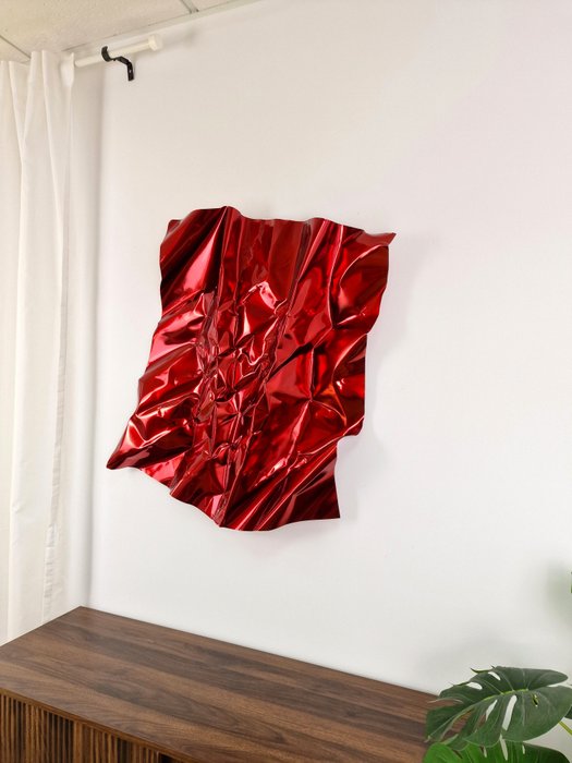 José Soler Art - Steel Silk. Red XL