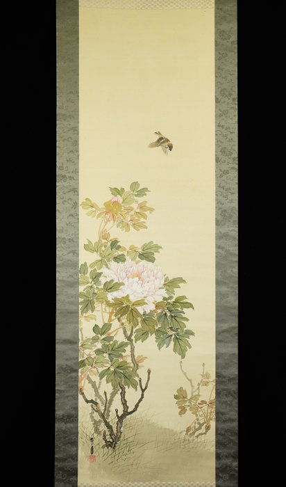 Kacho-ga 花鳥画 - ca 1920-1940(Taisho / Showa) - Hoshu 芳秀 - Japan  (Ingen mindstepris)