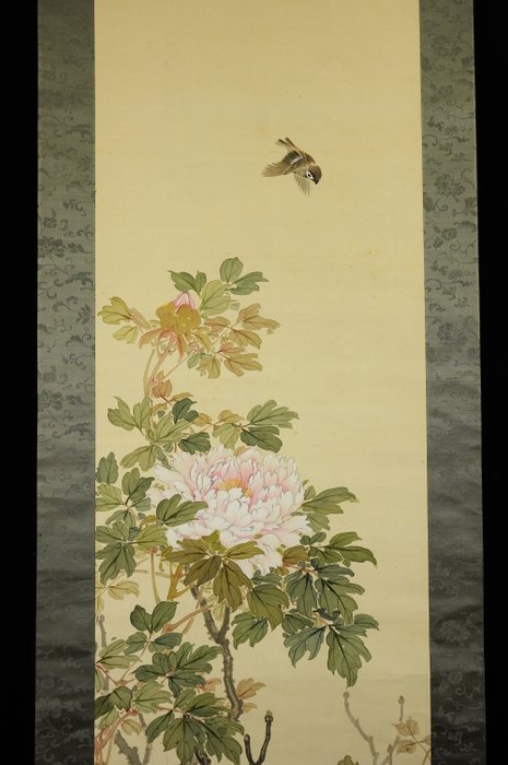 Kacho-ga 花鳥画 - ca 1920-1940(Taisho / Showa) - Hoshu 芳秀 - Japan  (Ingen mindstepris)