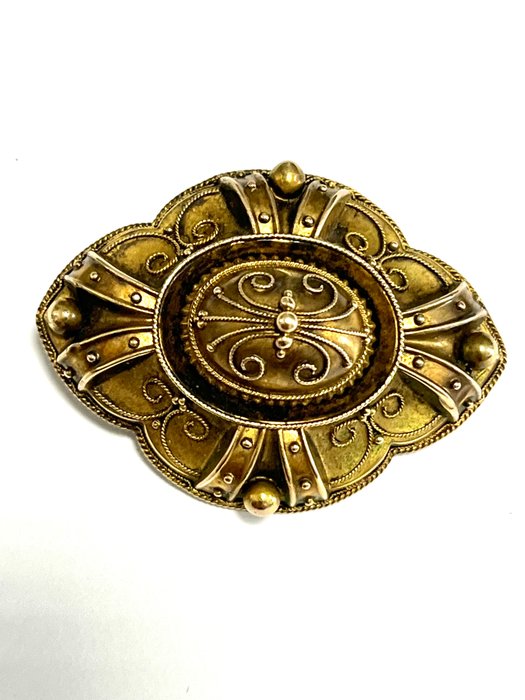 Broche - 9 kt. Rosaguld