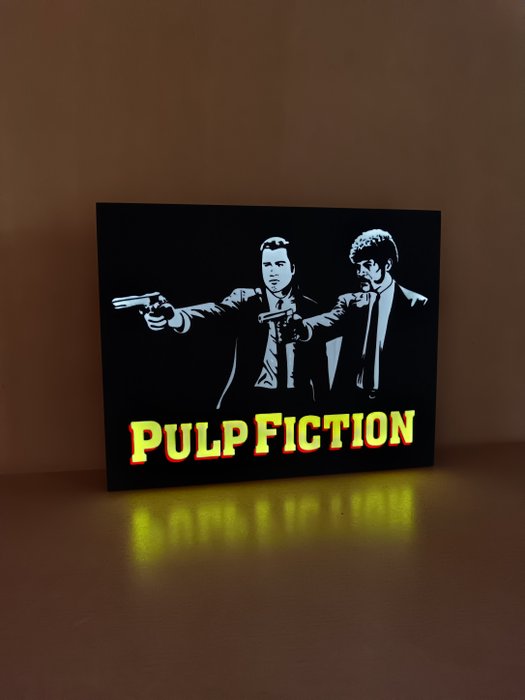 Lysskilt - PULP FICTION - Fan lavet - Plast