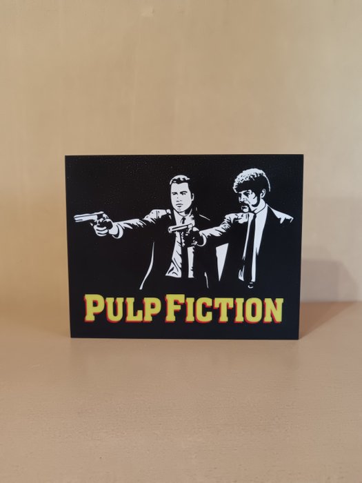 Lysskilt - PULP FICTION - Fan lavet - Plast