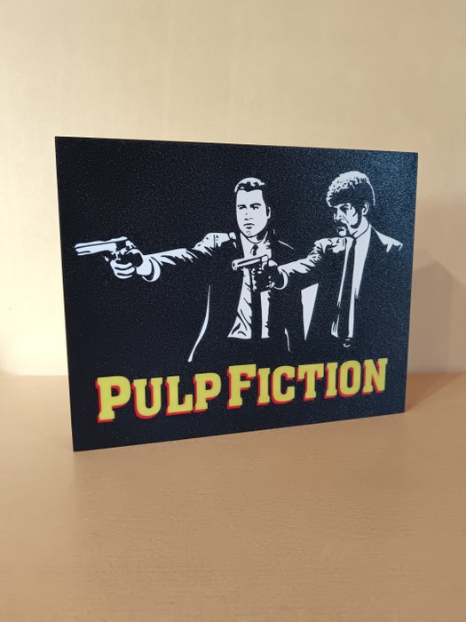 Lysskilt - PULP FICTION - Fan lavet - Plast