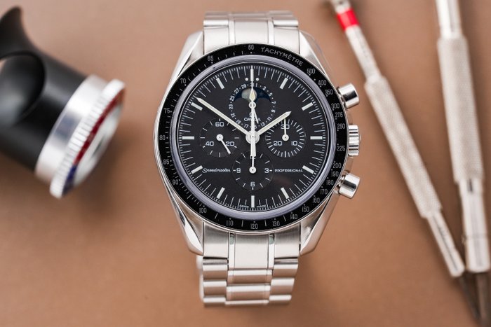 Omega - Speedmaster Professional Moonwatch Moonphase - 3876.50.31 - Mænd - 2000-2010