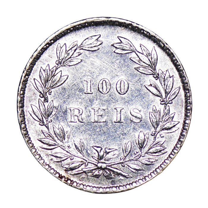 Portugal D Pedro V (1853-1861) 100 Reis 1859