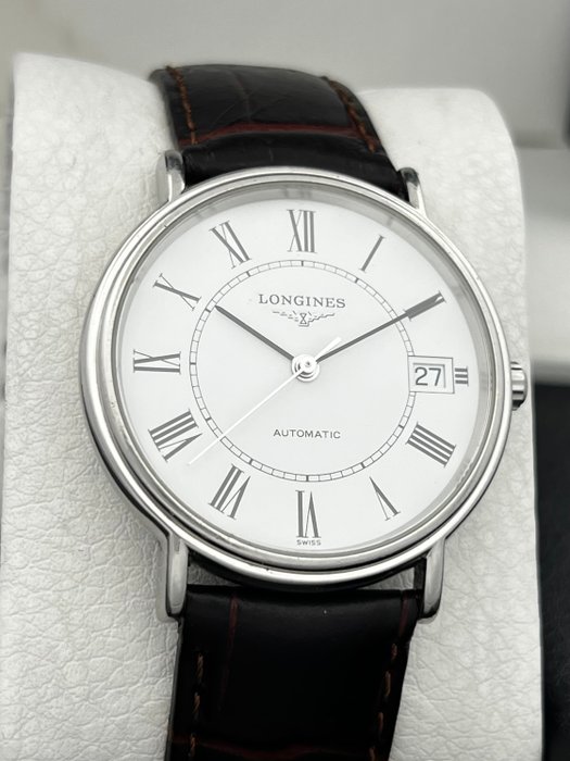 Longines - Automatic Presence Roman Numerals Dress Watch - L4.721.4 - Mænd - 2000-2010