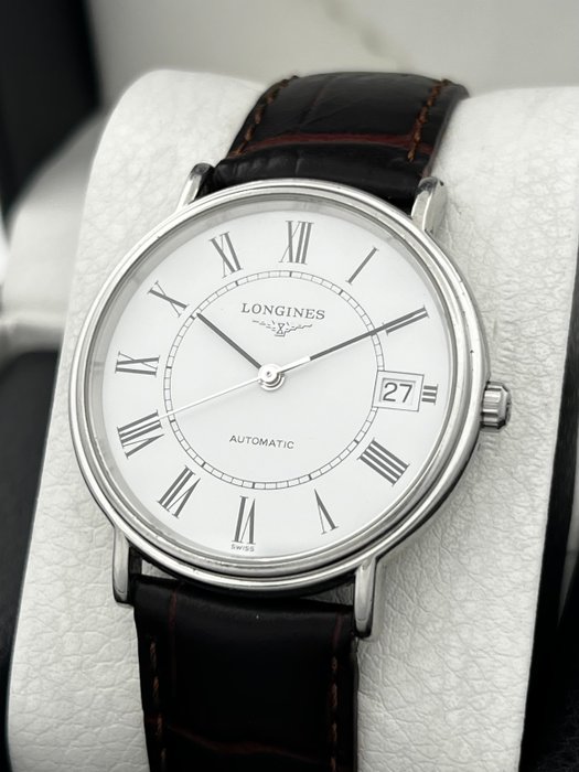 Longines - Automatic Presence Roman Numerals Dress Watch - L4.721.4 - Mænd - 2000-2010