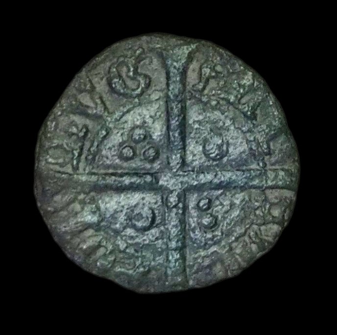 Portugal. D. João I (1385-1433). Meio Real Atípico (5 Soldos) - Dinheiro - Lisboa - Arcos Lobados - EX - Escassa - SEM RESERVA  (Ingen mindstepris)