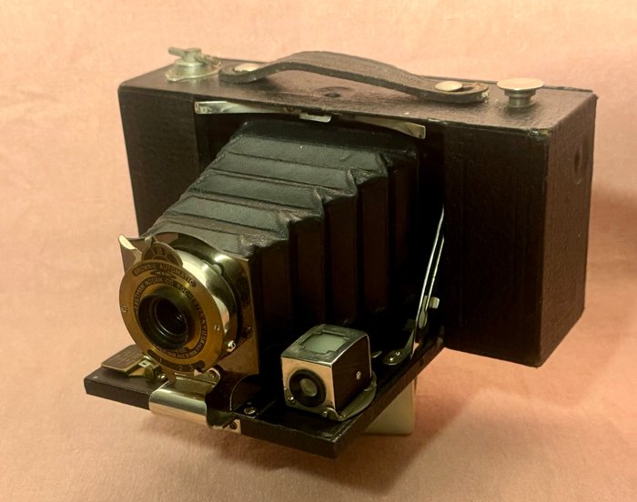 Kodak Stölten  Simmonsen No 2 Folding Pocket Brownie Faltkamera Analogt kamera