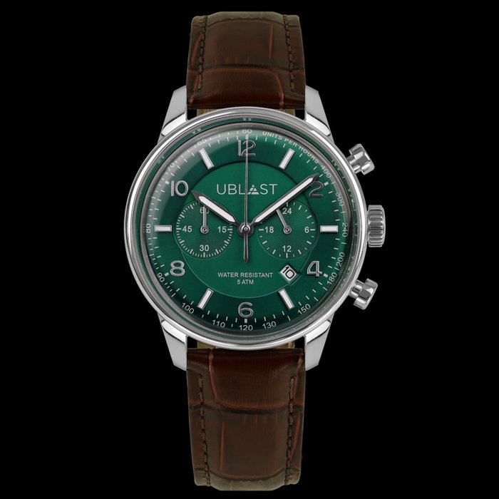 Ublast - Elegant Chronograph - REF. UBELCH40GN - Mænd - Ny