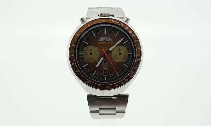 Seiko - Bull Head 5 Sports Speedtimer JDM Automatic Chronograph - Ingen mindstepris - 6138-0040 - Mænd - juli 1975