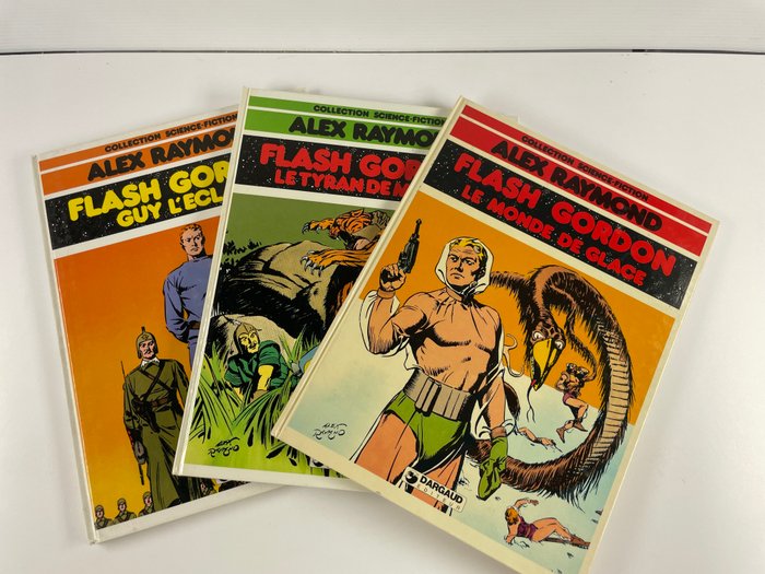 Flash Gordon - 3x C - 3 Albums - Første udgave - 1980/1982