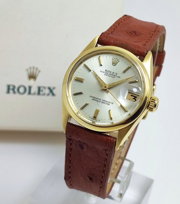 Rolex - Datejust 18K Yellow Gold - Ref 6627 - Kvinder - 1970-1979