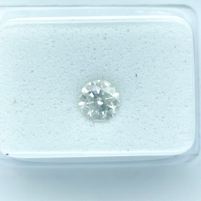 Ingen mindstepris - 1 pcs Diamant  (Natur)  - 0.51 ct - Rund - H - SI3 - Gemewizard Gemological Laboratory (GWLab)