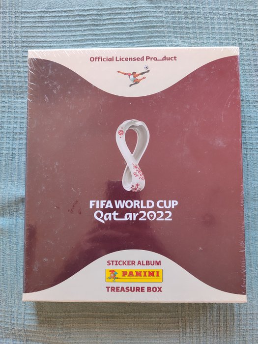 2022 Panini Qatar 2022 World Cup Treasure Box - 1 Sealed box - Næsten så god som ny (NM)