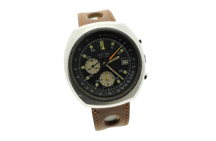 Lemania - Automatic Chronograph Oversize - Ingen mindstepris - Cal Lemania 1340 - Unisex - 1970-1979